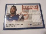 Stevan Ridley, New England Patriots Game Worn Jersey Card 030/299