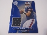 Ryan Fitzpatrick, Buffalo Bills, Piece of Game Worn Jersey Card