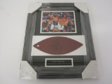 Peyton Manning Denver Broncos signed autographed framed Game Ball Football Panel PAAS Coa