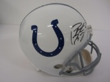 Peyton Manning Indianapolis Colts signed autographed Full Size Helmet Global Coa