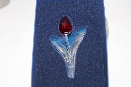 SWAROVSKI  RED ROSE