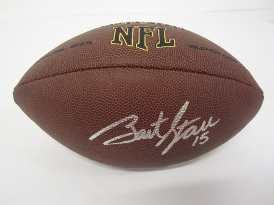 Bart Starr Green Bay Packers signed autographed Football Certified Coa