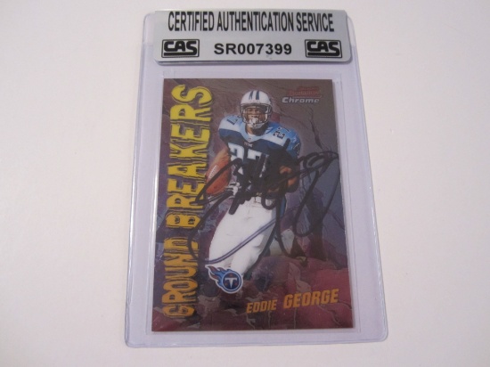Eddie George Tennessee Titans signed autographed Trading Card Certified Coa