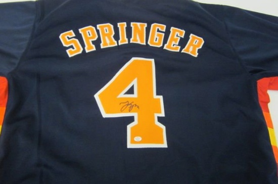 George Springer Houston Astros signed autographed Jersey Certified Coa