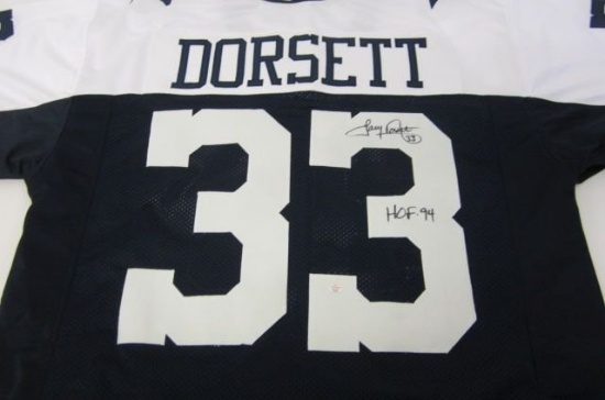 Tony Dorsett Dallas Cowboys signed autographed Jersey Certified Coa