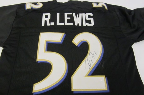 Ray Lewis Baltimore Ravens signed autographed Jersey Certified Coa