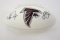 Matt Ryan Julio Jones Atlanta Falcons signed autographed logo football Certified COA