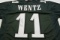 Carson Wentz Philadelphia Eagles signed autographed green football jersey Certified COA