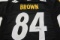 Antonio Brown Pittsburgh Steelers signed autographed black football jersey Certified COA