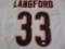 Jeremy Langford Chicago Bears signed autographed jersey JSA Coa