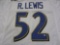 Ray Lewis Baltimore Ravens signed autographed jersey PAAS Coa