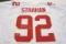 Michael Strahan New York Giants signed autographed football jersey Certified COA