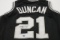 im Duncan San Antonio Spurs signed autographed black basketball jersey Certified COA