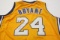 Kobe Bryant Los Angeles Lakers signed autographed yellow basketball jersey Certified COA