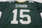 Bart Starr Green Bay Packers signed autographed green football jersey Certified COA