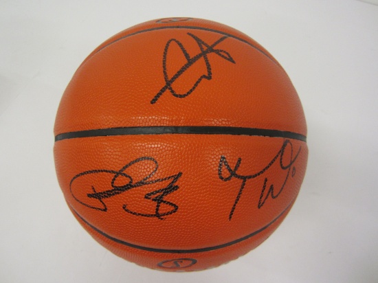 Russell Westbrook Carmelo Anthony Paul George OKC signed autographed FS basketball Certified COA