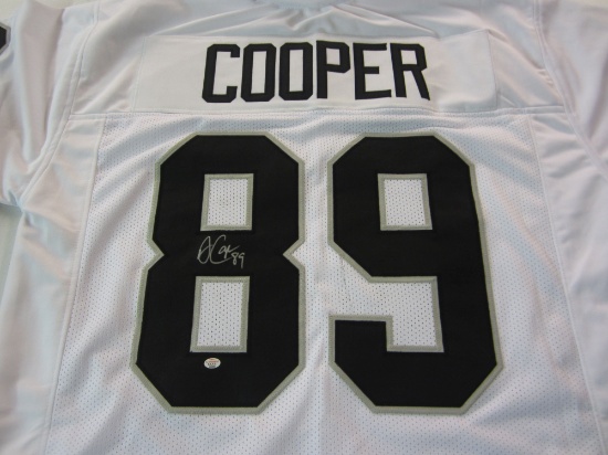 Amari Cooper Oakland Raiders signed autographed white football jersey Certified COA