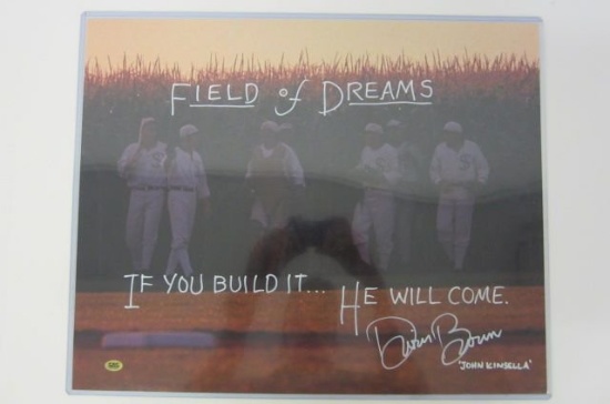 Dwier Brown "John Kinsella" Field of Dreams signed 16x20 photo w/inscription Certified COA