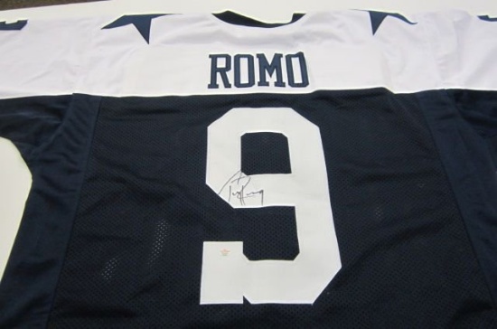 Tony Romo Dallas Cowboys signed autographed football jersey Certified COA