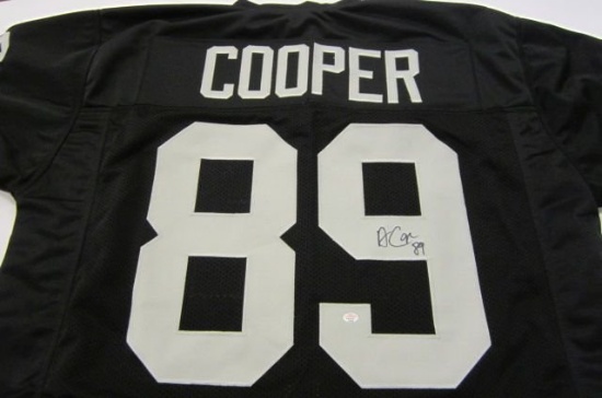 Amari Cooper Oakland Raiders signed autographed black football jersey Certified COA