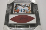 Dan Marino Miami Dolphins signed autographed framed matted football panel Certified COA