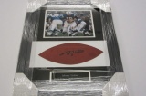 Johnny Unitas Baltimore Colts signed autographed framed matted football panel Certified COA