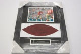 Joe Montana San Francisco 49ers signed autographed framed matted football panel Certified COA