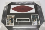 Tom Brady New England Patriots signed autographed framed matted football panel Certified COA