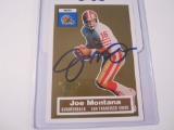 Joe Montana San Francisco 49ers signed autographed football card Certified COA