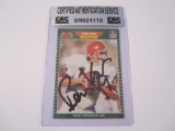 Bernie Kosar Cleveland Browns signed autographed football card Certified COA