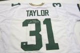 Jim Taylor Green Bay Packers signed autographed basketball jersey Certified COA