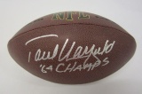 Paul Warfield Cleveland Browns signed autographed brown football 