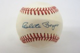 Cleat Boyer New York Yankees signed autographed official baseball Certified COA