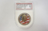 President Barack Obama graded 2009 Liberty 24K Gold Plated Commemorative Coin Gem Mint 10