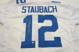 Roger Staubach Dallas Cowboys signed autographed football jersey Certified COA