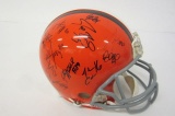 2009 Cleveland Browns Derek Anderson Alex Mack signed autographed full size helmet Certified COA