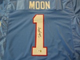 Warren Moon Houston Oilers signed autographed football jersey Certified COA
