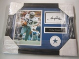 Tony Dorsett Dallas Cowboys signed autographed framed matted index card Certified COA