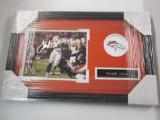 Terrell Davis Denver Broncos signed autographed framed matted 8x10 color photo Certified COA
