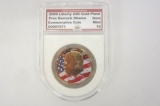 Barack Obama President 24k gold plated 2009 Liberty Commemorative coin Gem Mint 10 ASSG