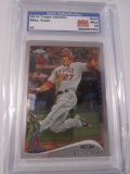 Mike Trout Los Angeles Angels 2014 Topps Chrome #1 Gem Mint 10