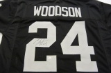 Charles Woodson Oakland Raiders signed autographed football jersey Certified COA