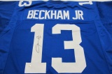 Odell Beckham Jr New York Giants signed autographed football jersey Certified COA