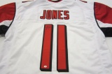 Julio Jones Atlanta Falcons signed autographed white football jersey Certified COA