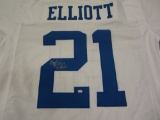 Ezekiel Elliott Dallas Cowboys signed autographed jersey PAAS Coa