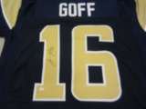 Jared Goff Los Angeles Rams signed autographed jersey PAAS Coa