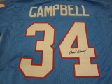 Earl Campbell Houston Oilers signed autographed jersey PAAS Coa
