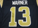 Kurt Warner St. Louis Rams signed autographed jersey PAAS Coa
