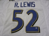 Ray Lewis Baltimore Ravens signed autographed jersey PAAS Coa