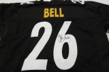 LeVeon Bell Pittsburgh Steelers signed autographed black football jersey Certified COA